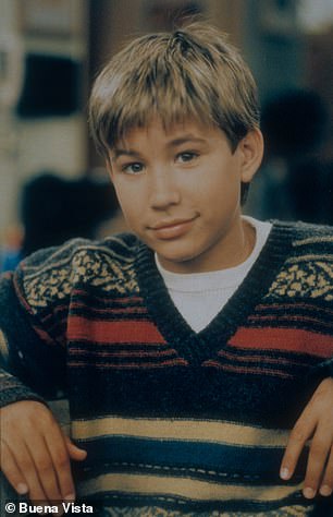 Iconic: Jonathan reached fame at just nine-years-old playing Randy Taylor on Home Improvement which debuted in 1991 (he is seen on the show in 1995)